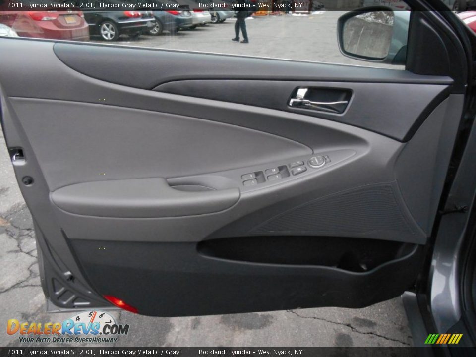 2011 Hyundai Sonata SE 2.0T Harbor Gray Metallic / Gray Photo #7