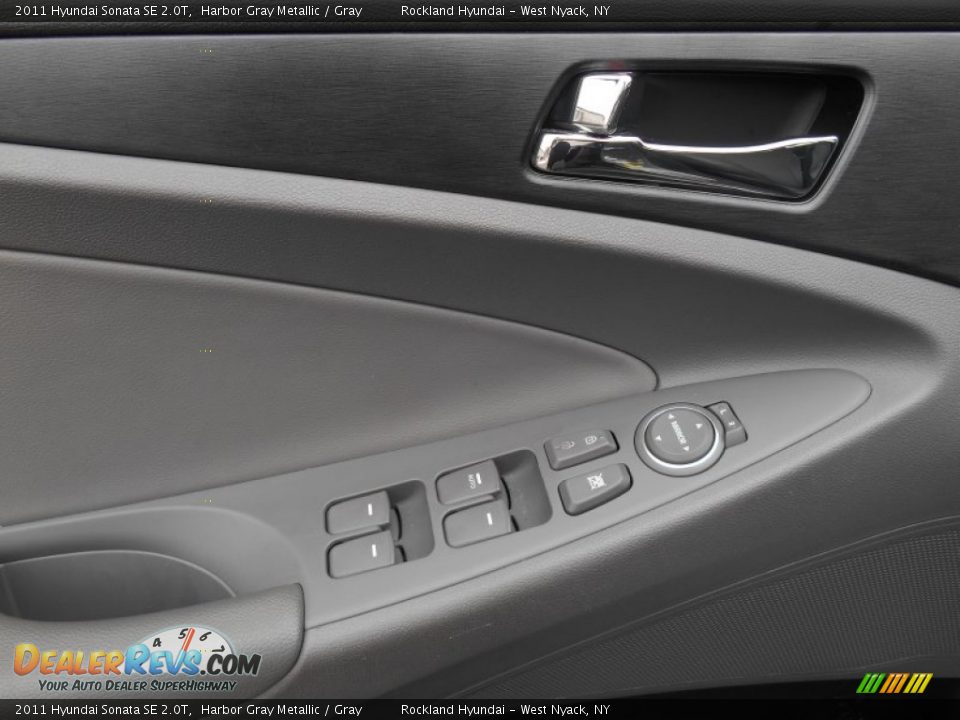 2011 Hyundai Sonata SE 2.0T Harbor Gray Metallic / Gray Photo #8