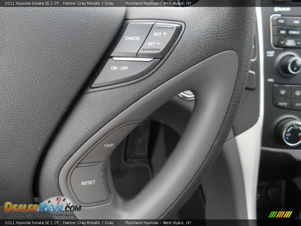 2011 Hyundai Sonata SE 2.0T Harbor Gray Metallic / Gray Photo #14