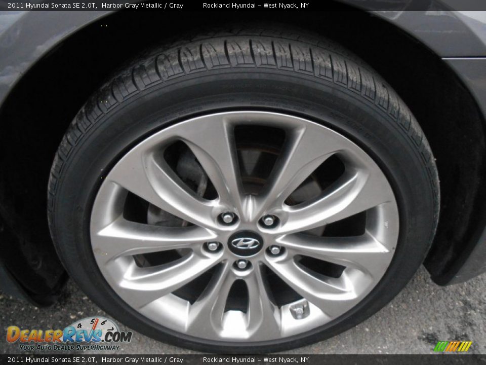 2011 Hyundai Sonata SE 2.0T Harbor Gray Metallic / Gray Photo #24