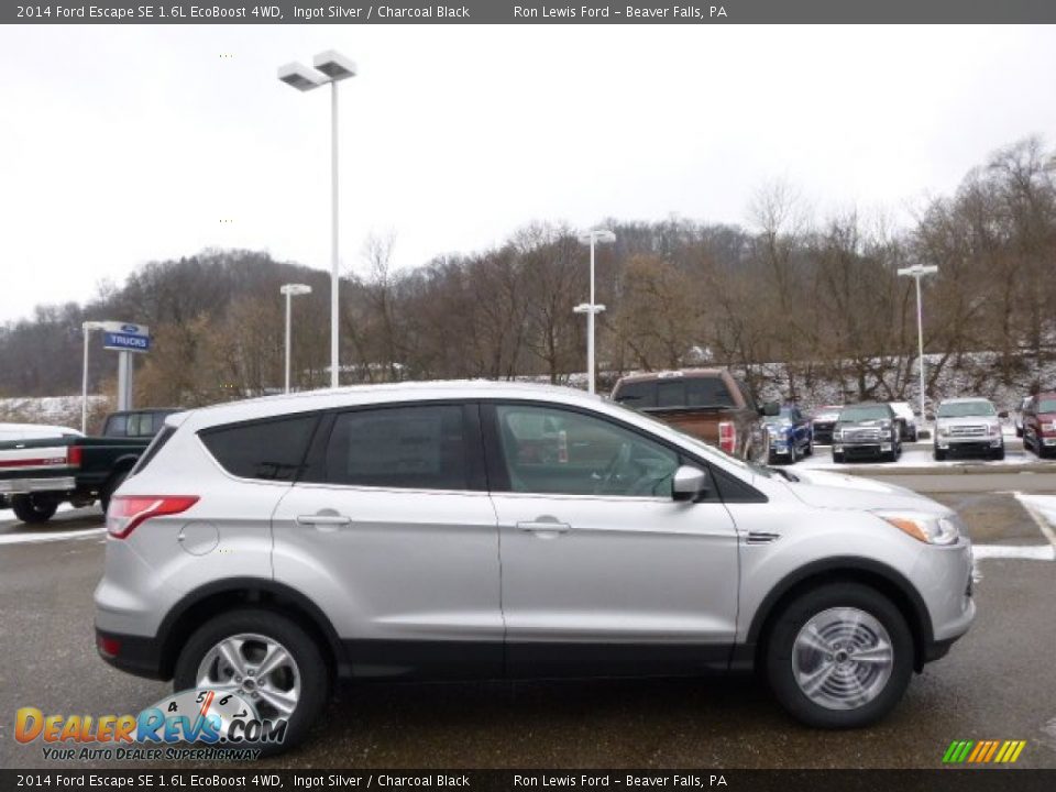 2014 Ford Escape SE 1.6L EcoBoost 4WD Ingot Silver / Charcoal Black Photo #1