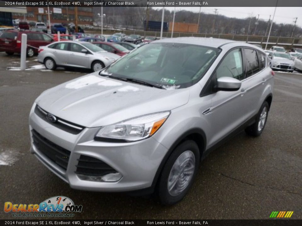 2014 Ford Escape SE 1.6L EcoBoost 4WD Ingot Silver / Charcoal Black Photo #4