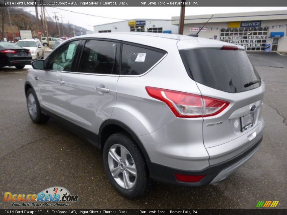 2014 Ford Escape SE 1.6L EcoBoost 4WD Ingot Silver / Charcoal Black Photo #6