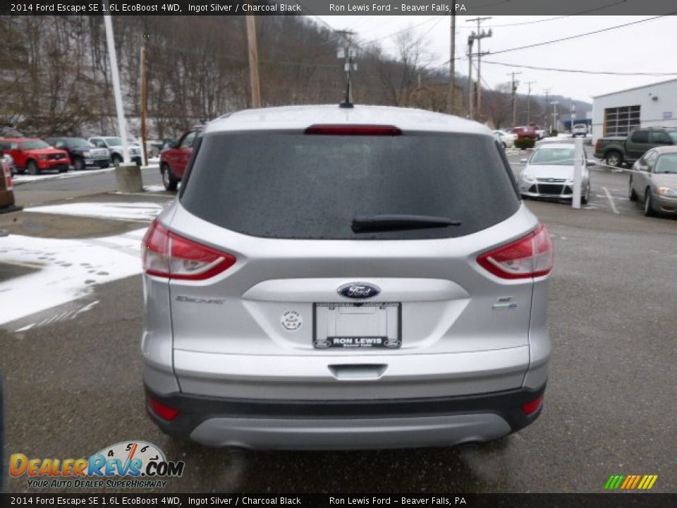 2014 Ford Escape SE 1.6L EcoBoost 4WD Ingot Silver / Charcoal Black Photo #7