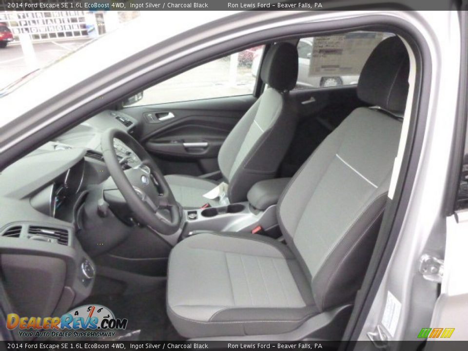 2014 Ford Escape SE 1.6L EcoBoost 4WD Ingot Silver / Charcoal Black Photo #10