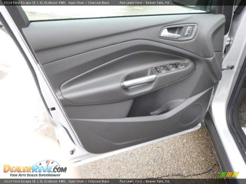 2014 Ford Escape SE 1.6L EcoBoost 4WD Ingot Silver / Charcoal Black Photo #11