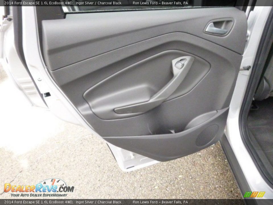 2014 Ford Escape SE 1.6L EcoBoost 4WD Ingot Silver / Charcoal Black Photo #13