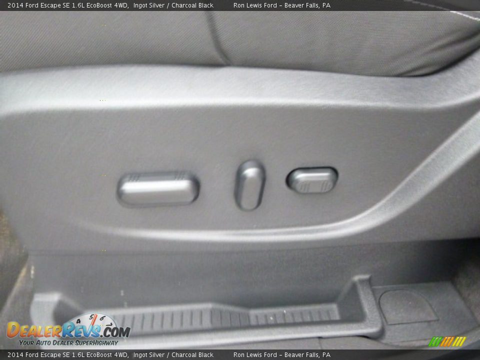 2014 Ford Escape SE 1.6L EcoBoost 4WD Ingot Silver / Charcoal Black Photo #15