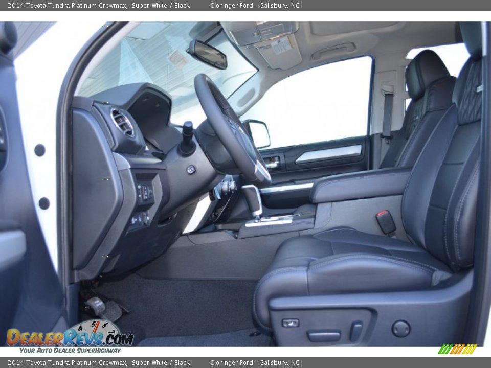 Front Seat of 2014 Toyota Tundra Platinum Crewmax Photo #5