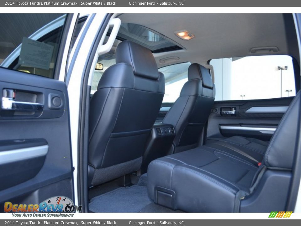 Rear Seat of 2014 Toyota Tundra Platinum Crewmax Photo #7