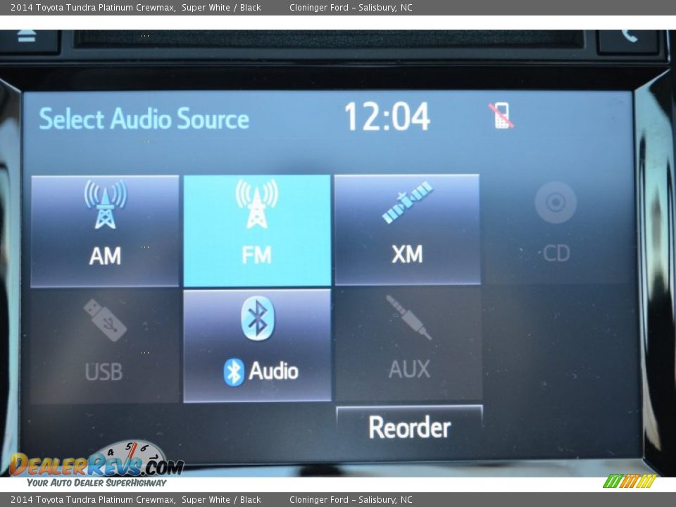 Audio System of 2014 Toyota Tundra Platinum Crewmax Photo #15