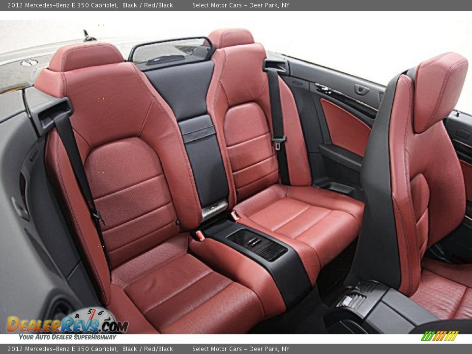 Rear Seat of 2012 Mercedes-Benz E 350 Cabriolet Photo #12