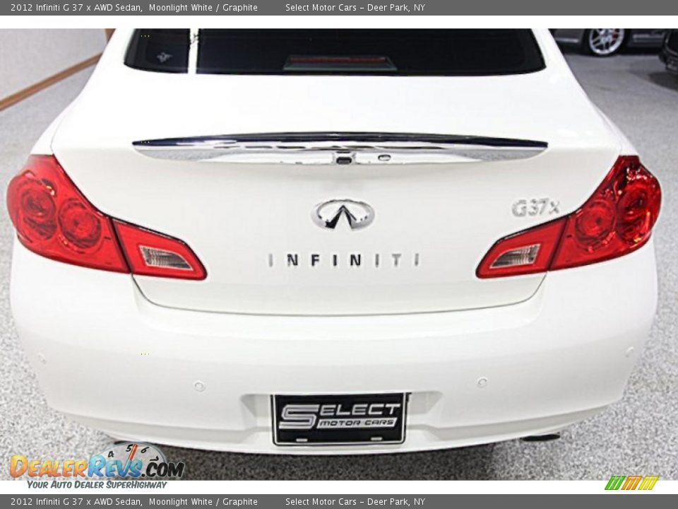 2012 Infiniti G 37 x AWD Sedan Moonlight White / Graphite Photo #5