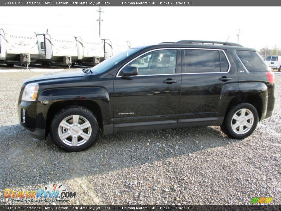 2014 GMC Terrain SLT AWD Carbon Black Metallic / Jet Black Photo #4