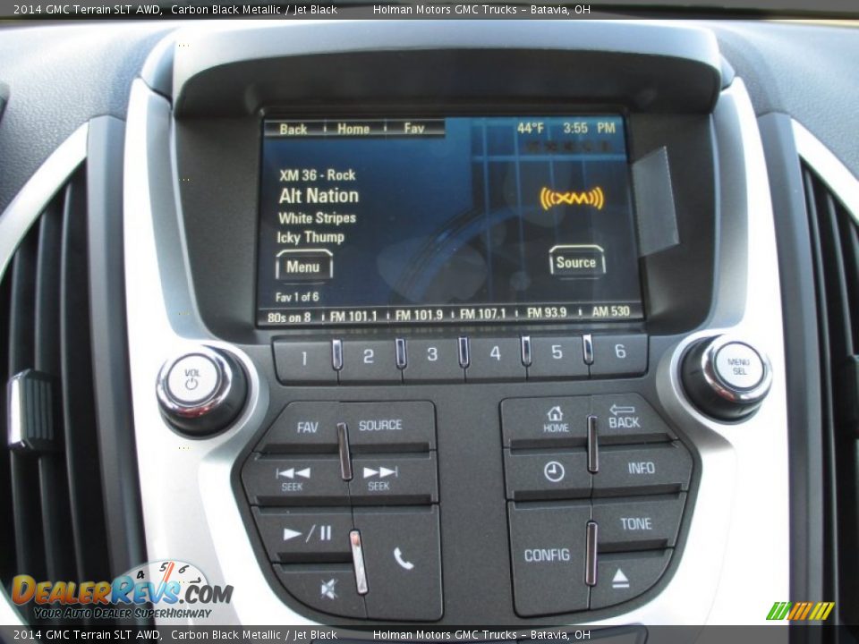 2014 GMC Terrain SLT AWD Carbon Black Metallic / Jet Black Photo #9