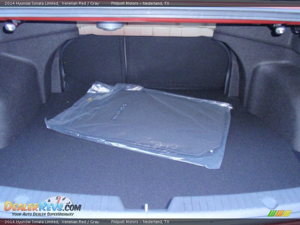 2014 Hyundai Sonata Limited Venetian Red / Gray Photo #22