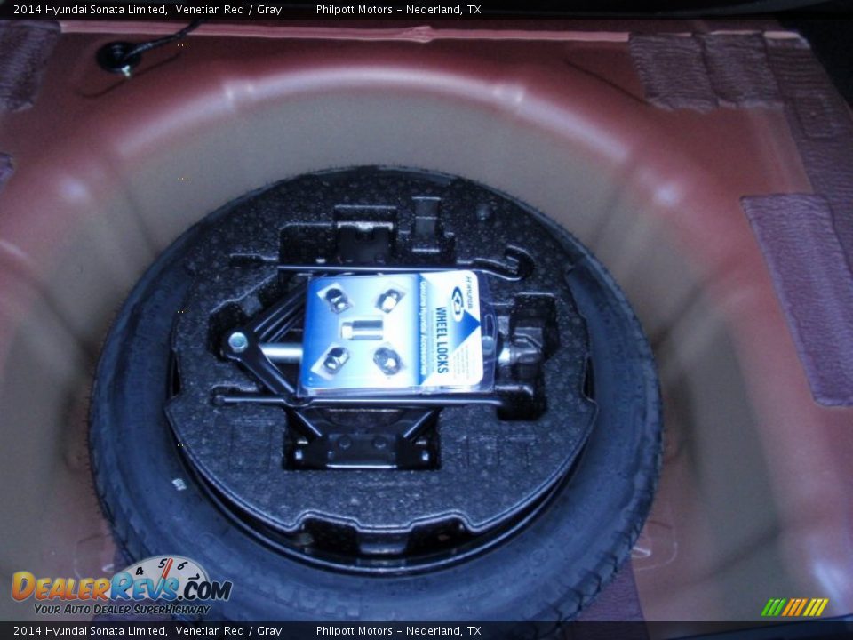 2014 Hyundai Sonata Limited Venetian Red / Gray Photo #23