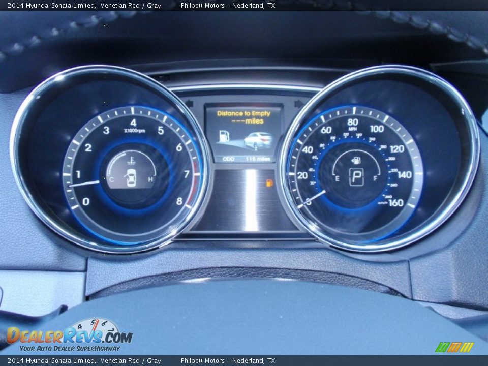 2014 Hyundai Sonata Limited Venetian Red / Gray Photo #34