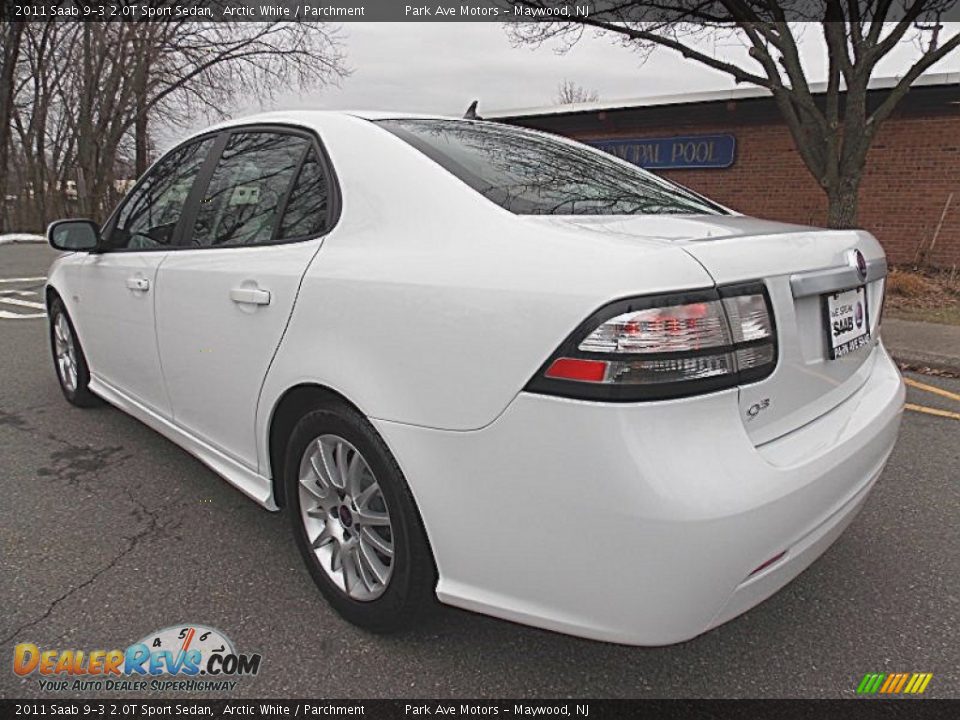 2011 Saab 9-3 2.0T Sport Sedan Arctic White / Parchment Photo #3
