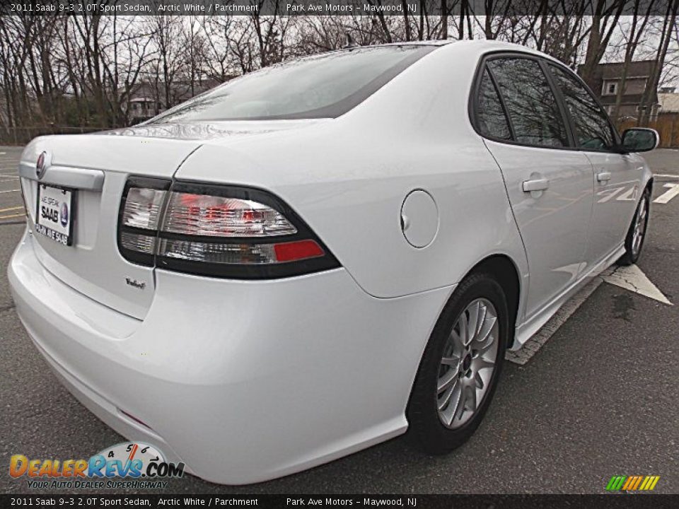 2011 Saab 9-3 2.0T Sport Sedan Arctic White / Parchment Photo #5