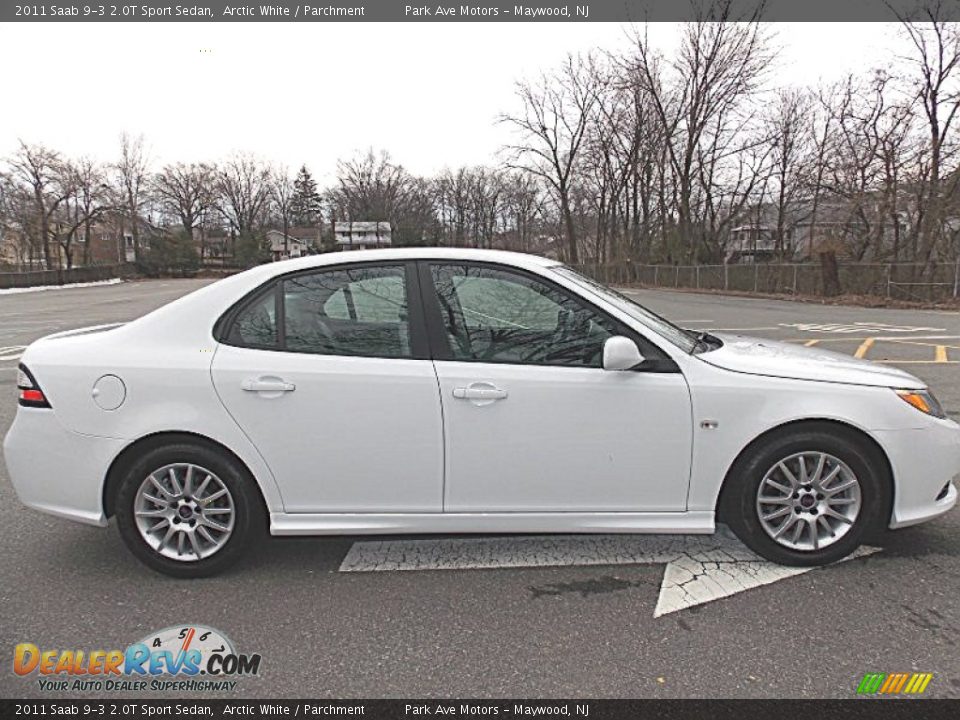 2011 Saab 9-3 2.0T Sport Sedan Arctic White / Parchment Photo #6
