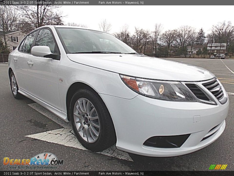 2011 Saab 9-3 2.0T Sport Sedan Arctic White / Parchment Photo #7