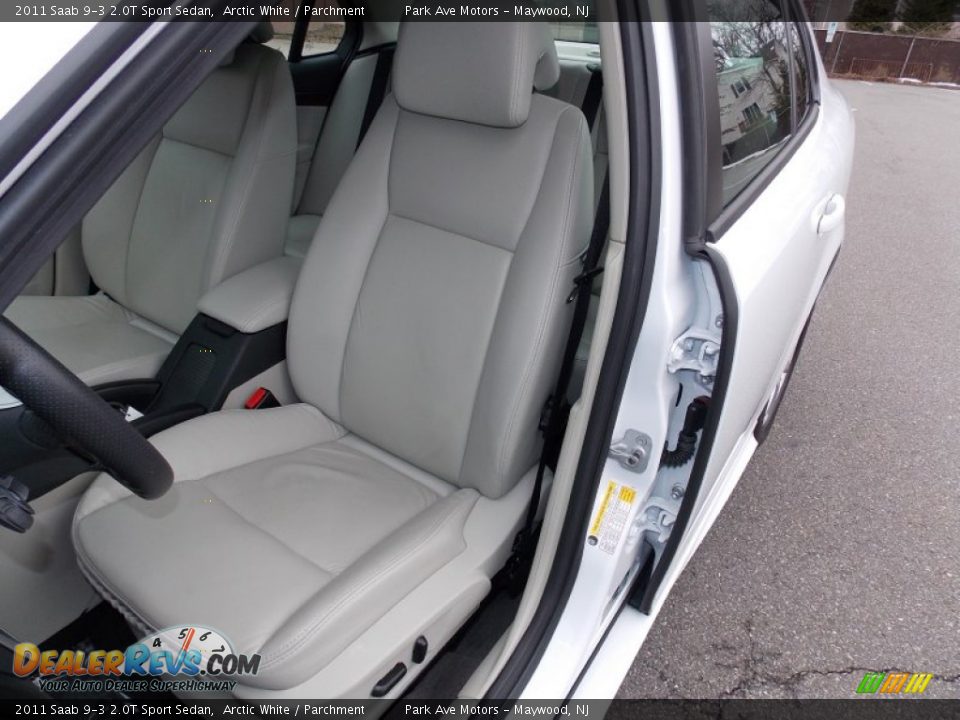 2011 Saab 9-3 2.0T Sport Sedan Arctic White / Parchment Photo #11