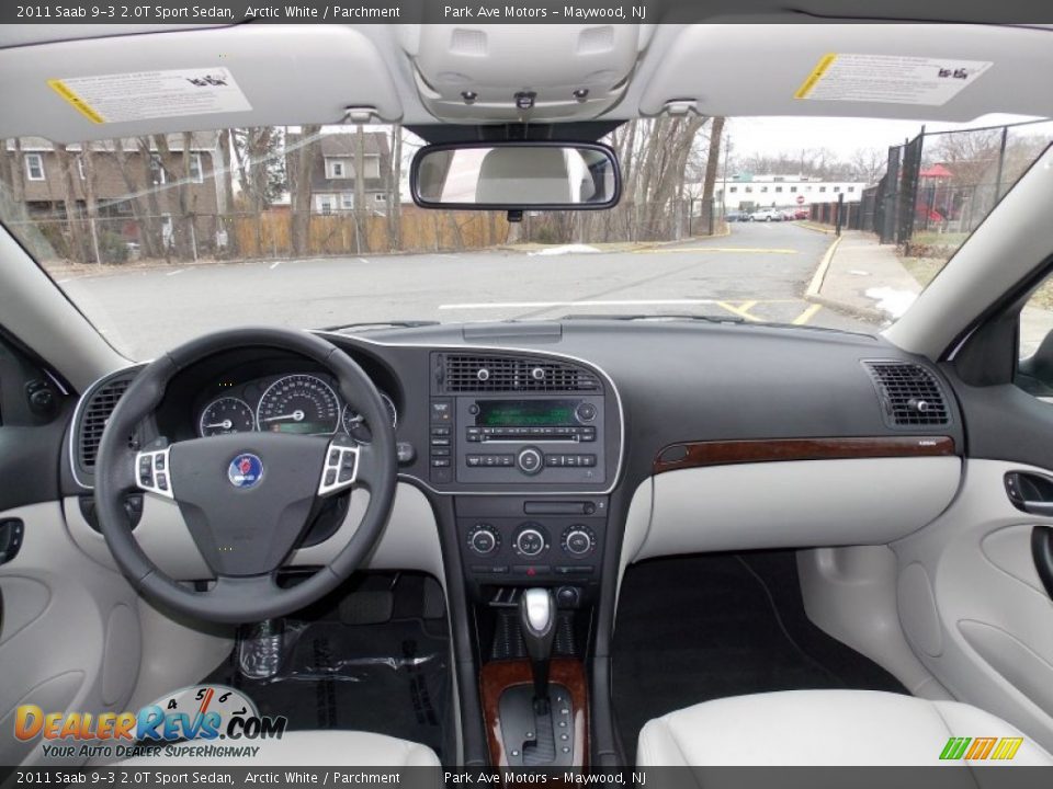2011 Saab 9-3 2.0T Sport Sedan Arctic White / Parchment Photo #14