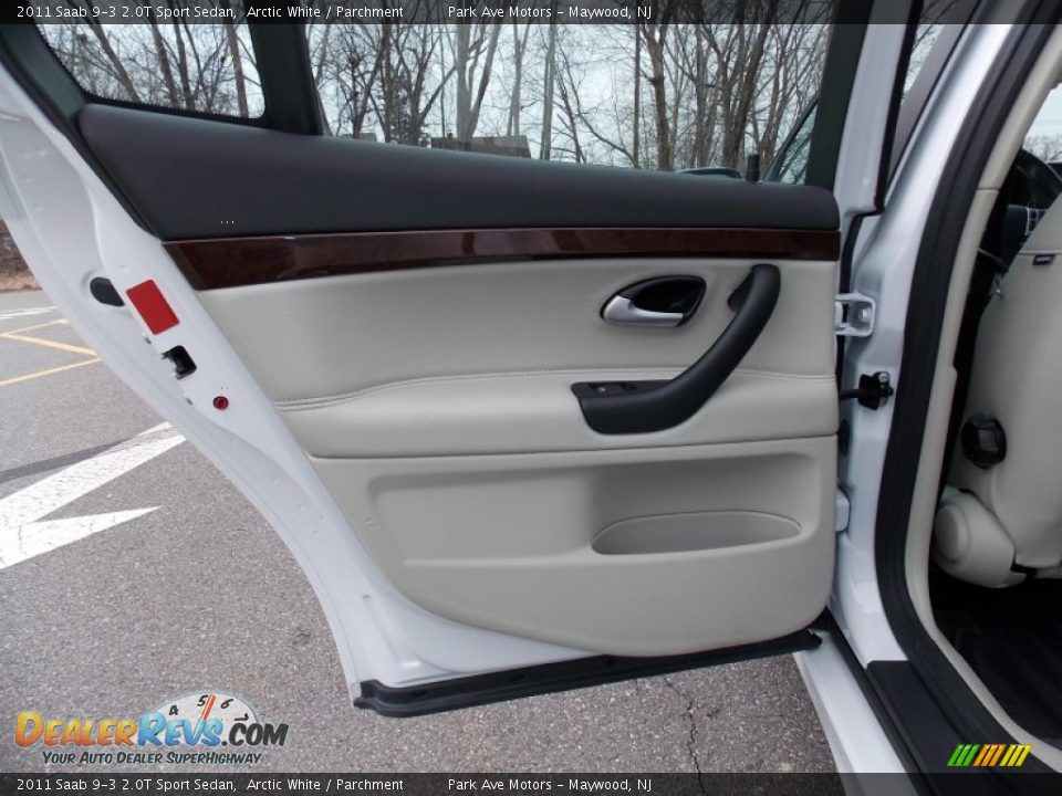 2011 Saab 9-3 2.0T Sport Sedan Arctic White / Parchment Photo #15