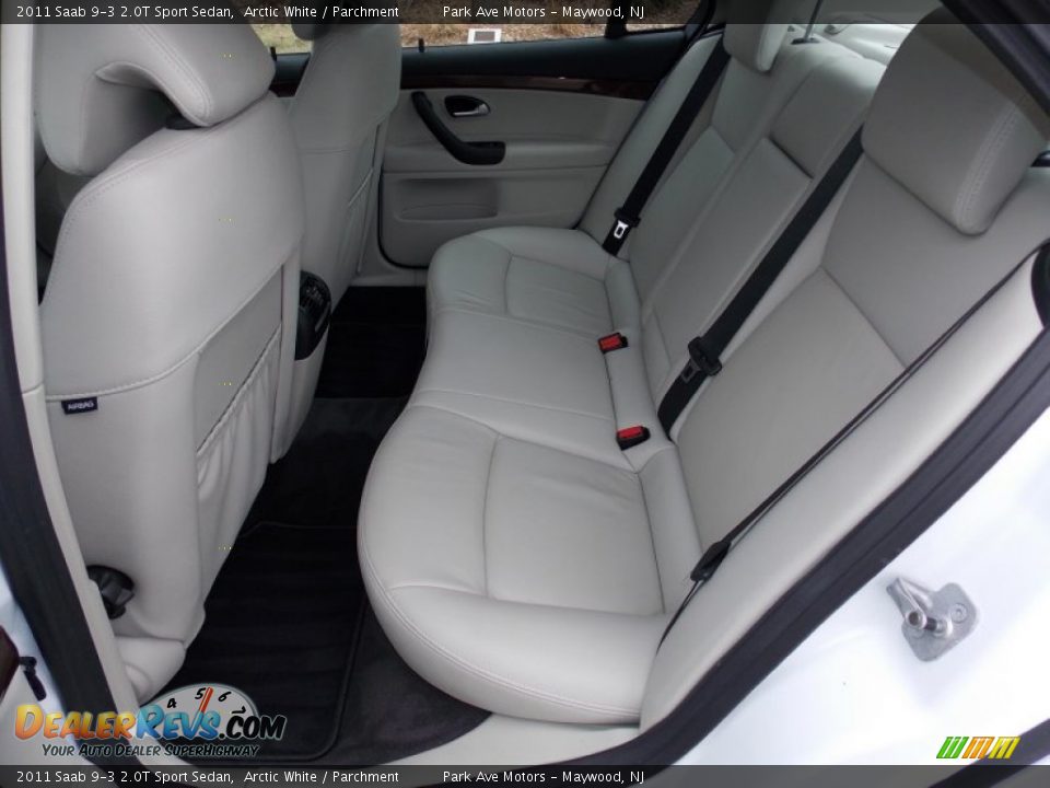 2011 Saab 9-3 2.0T Sport Sedan Arctic White / Parchment Photo #17