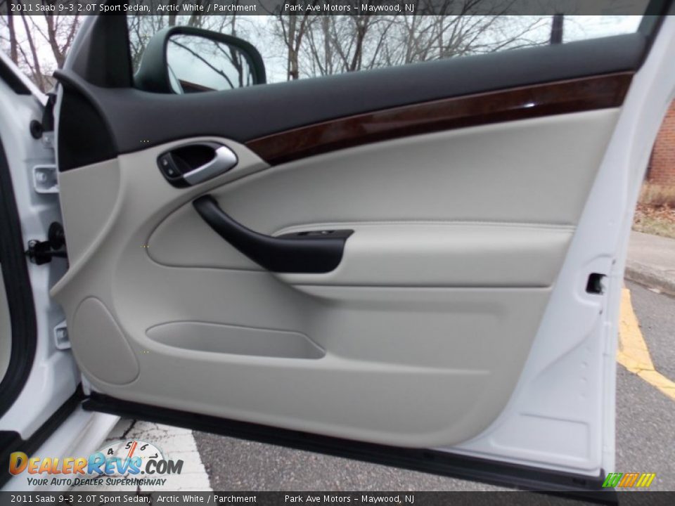 2011 Saab 9-3 2.0T Sport Sedan Arctic White / Parchment Photo #18