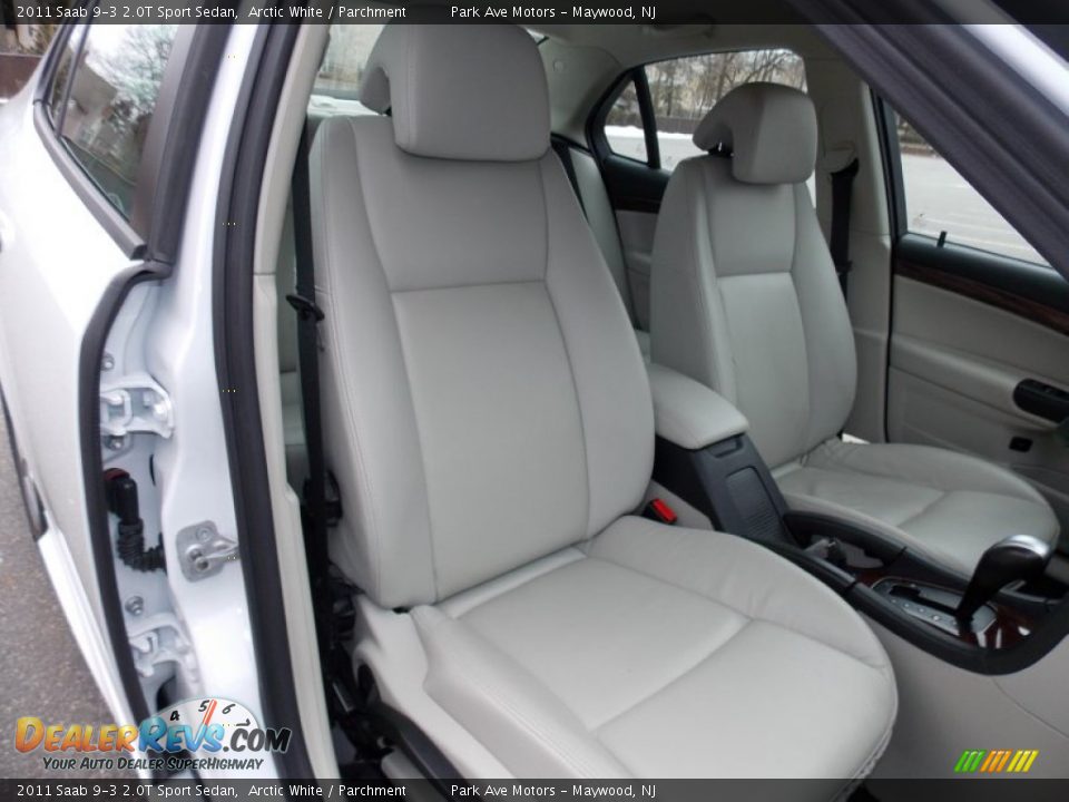 2011 Saab 9-3 2.0T Sport Sedan Arctic White / Parchment Photo #19
