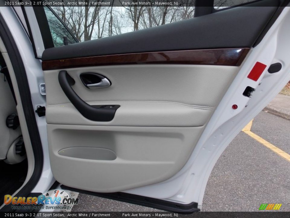 2011 Saab 9-3 2.0T Sport Sedan Arctic White / Parchment Photo #21
