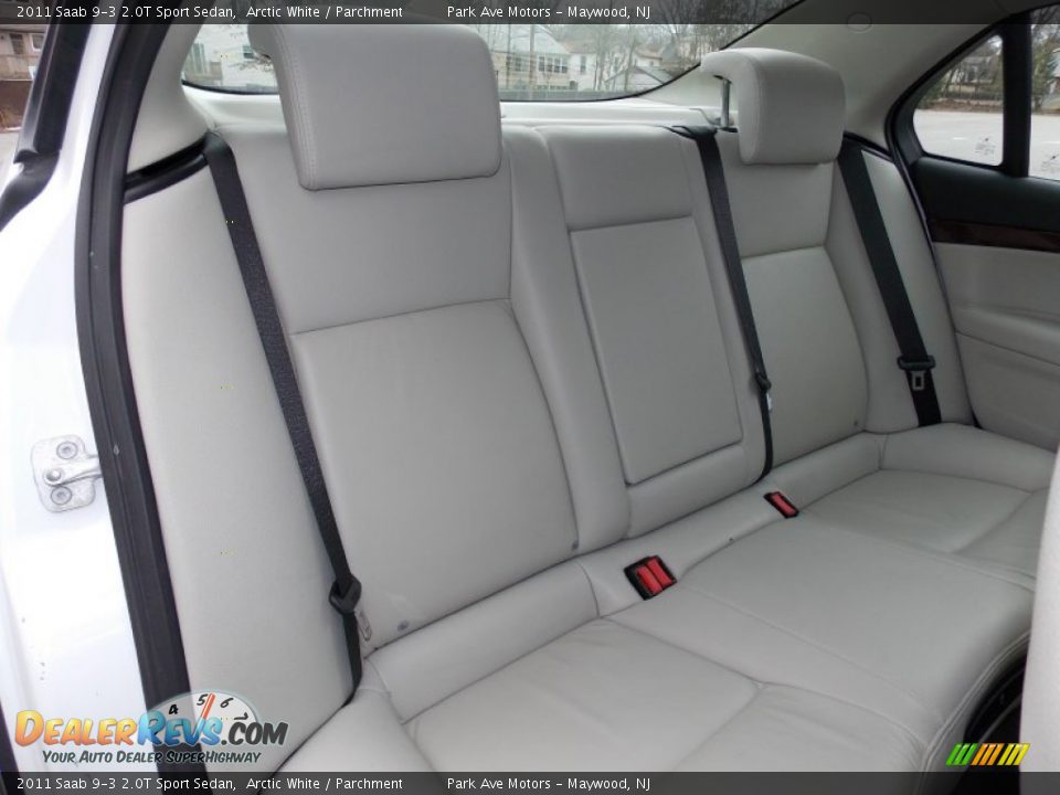2011 Saab 9-3 2.0T Sport Sedan Arctic White / Parchment Photo #22