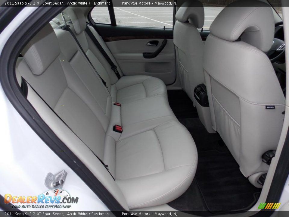 2011 Saab 9-3 2.0T Sport Sedan Arctic White / Parchment Photo #23