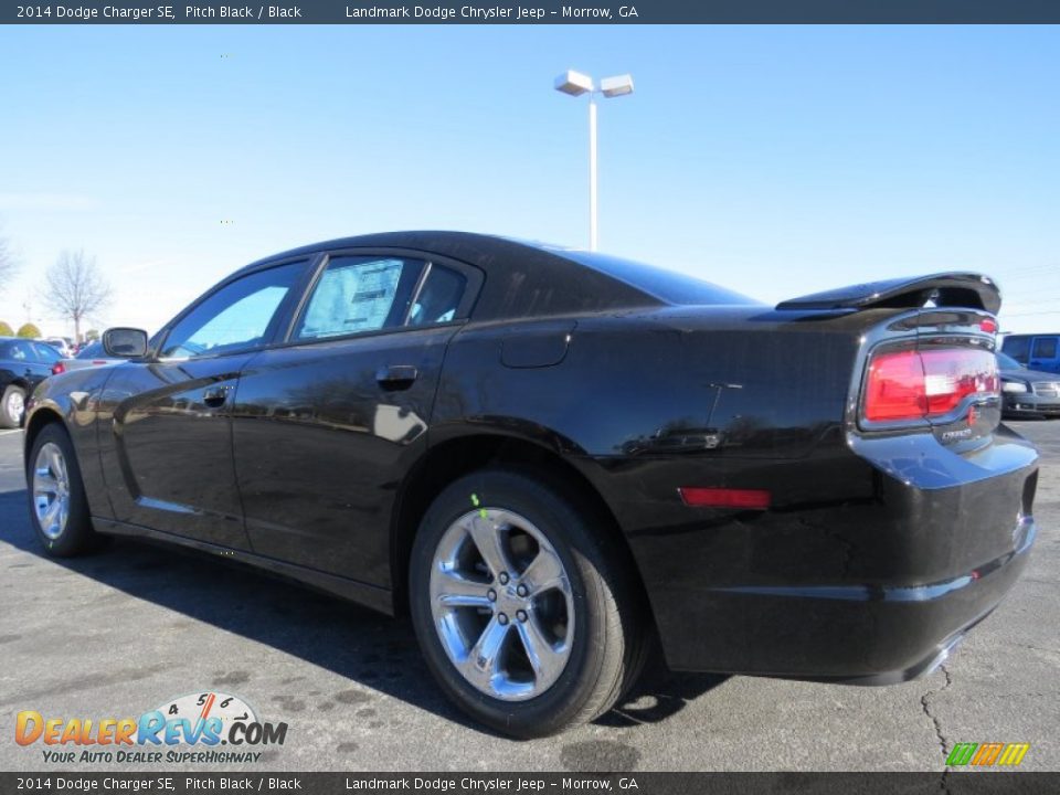 2014 Dodge Charger SE Pitch Black / Black Photo #2