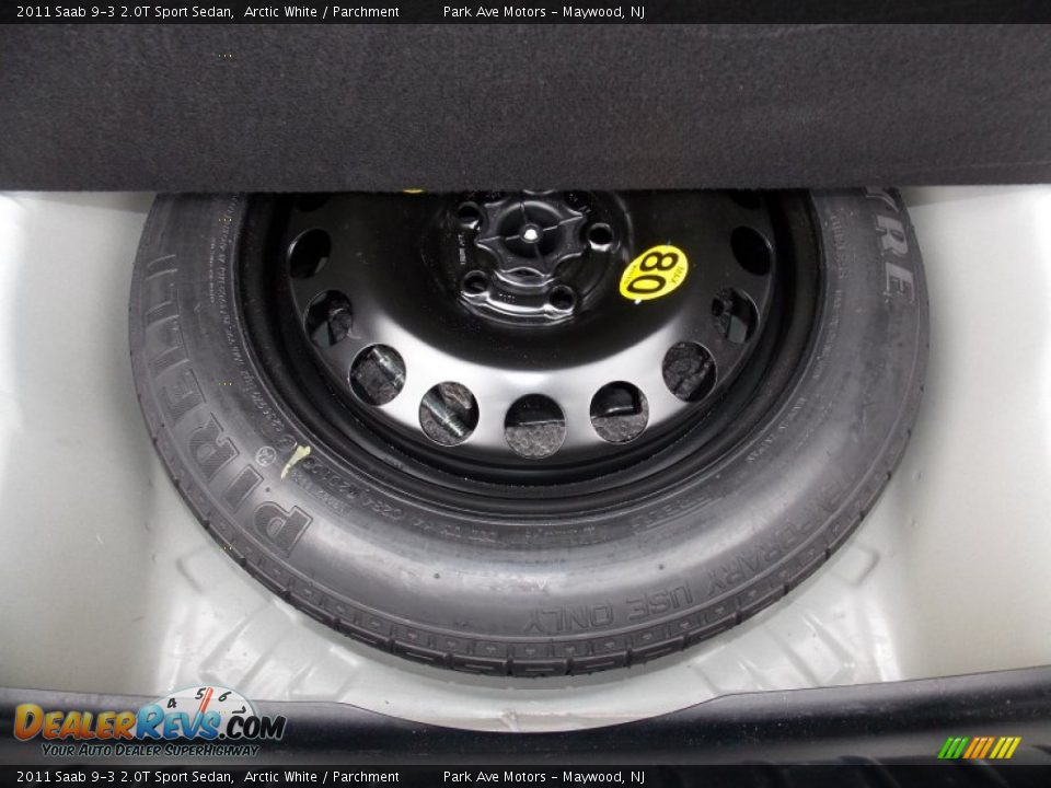 2011 Saab 9-3 2.0T Sport Sedan Arctic White / Parchment Photo #26