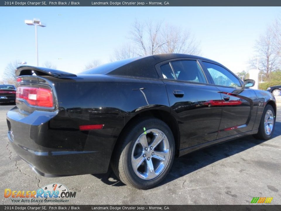2014 Dodge Charger SE Pitch Black / Black Photo #3