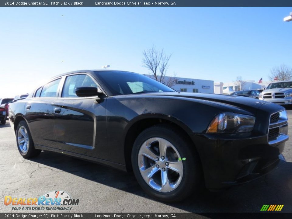 2014 Dodge Charger SE Pitch Black / Black Photo #4