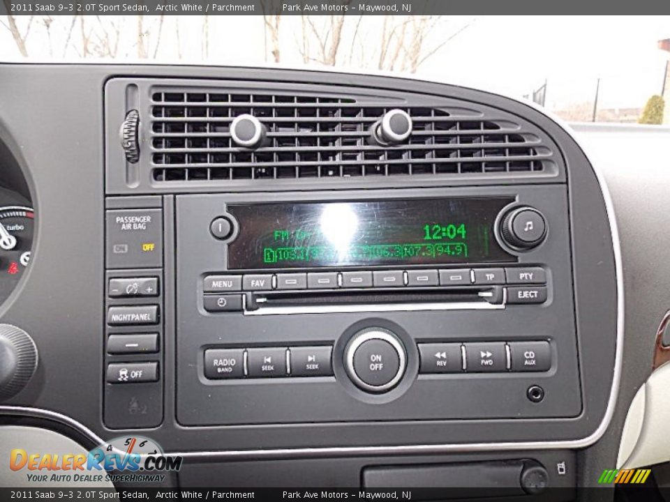 2011 Saab 9-3 2.0T Sport Sedan Arctic White / Parchment Photo #30