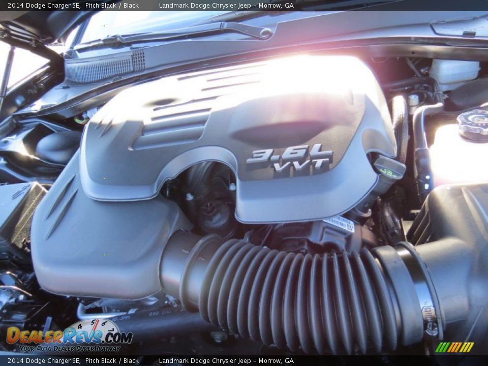 2014 Dodge Charger SE Pitch Black / Black Photo #8