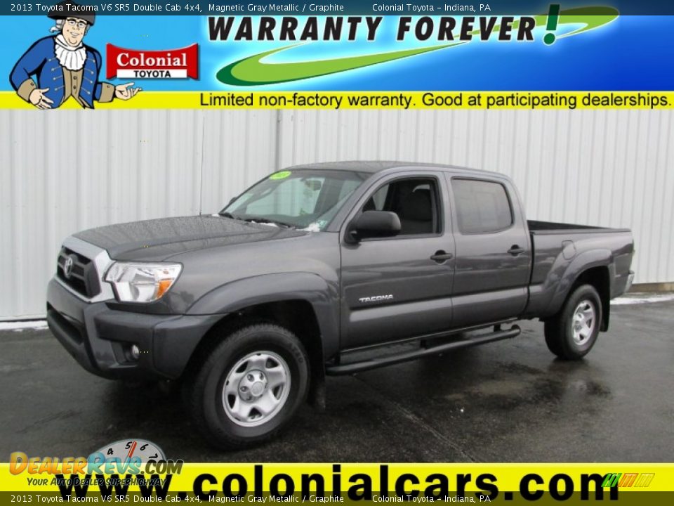 2013 Toyota Tacoma V6 SR5 Double Cab 4x4 Magnetic Gray Metallic / Graphite Photo #1
