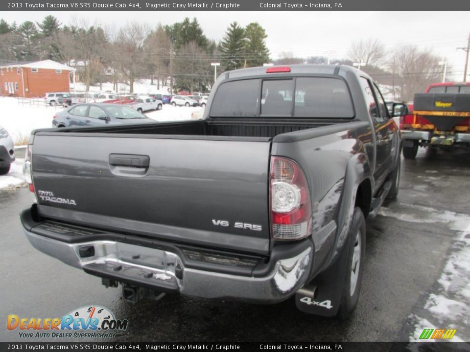 2013 Toyota Tacoma V6 SR5 Double Cab 4x4 Magnetic Gray Metallic / Graphite Photo #7