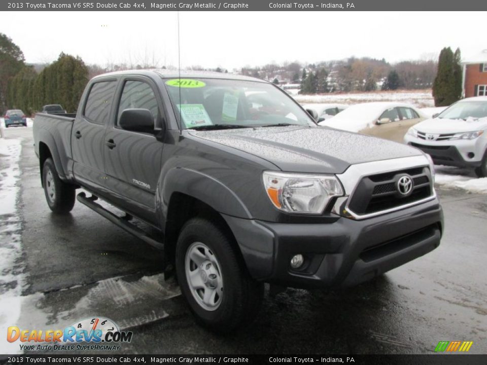 2013 Toyota Tacoma V6 SR5 Double Cab 4x4 Magnetic Gray Metallic / Graphite Photo #8