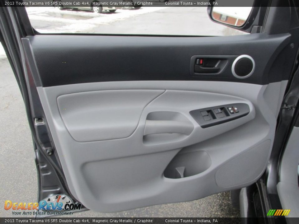 2013 Toyota Tacoma V6 SR5 Double Cab 4x4 Magnetic Gray Metallic / Graphite Photo #12