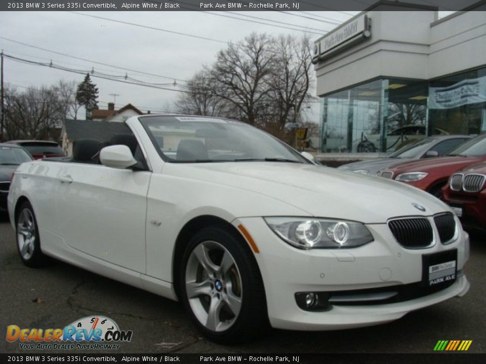 2013 BMW 3 Series 335i Convertible Alpine White / Black Photo #1