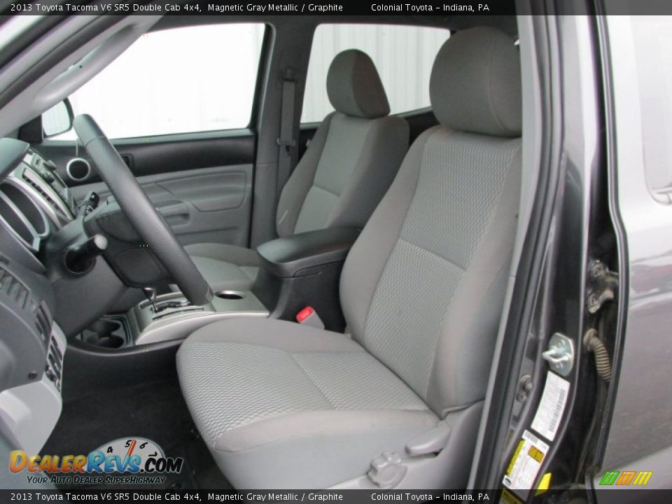 2013 Toyota Tacoma V6 SR5 Double Cab 4x4 Magnetic Gray Metallic / Graphite Photo #13