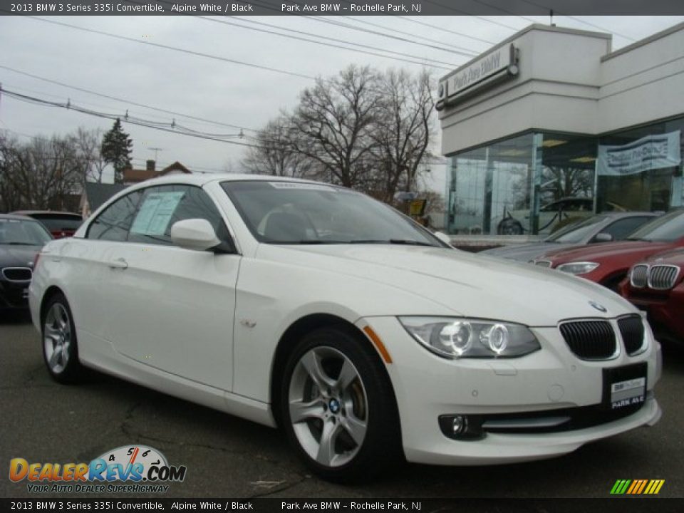 2013 BMW 3 Series 335i Convertible Alpine White / Black Photo #2
