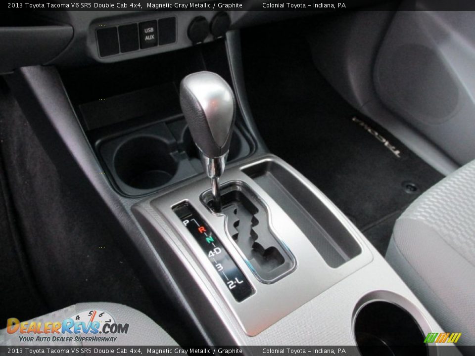 2013 Toyota Tacoma V6 SR5 Double Cab 4x4 Magnetic Gray Metallic / Graphite Photo #16