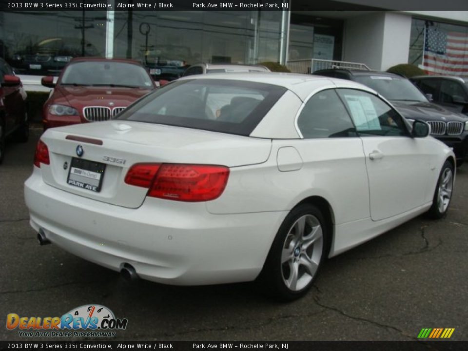2013 BMW 3 Series 335i Convertible Alpine White / Black Photo #6